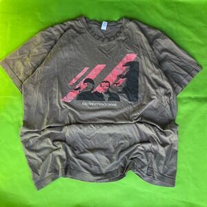 XL Y2K U2 Vertigo Tour 2006 T Shirt‎ Brown American Apparel Concert Band Tee